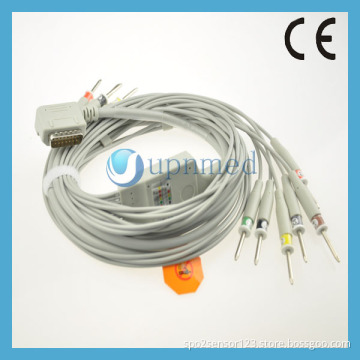 Kanz PC-109 10-Lead EKG Cable with leadwires